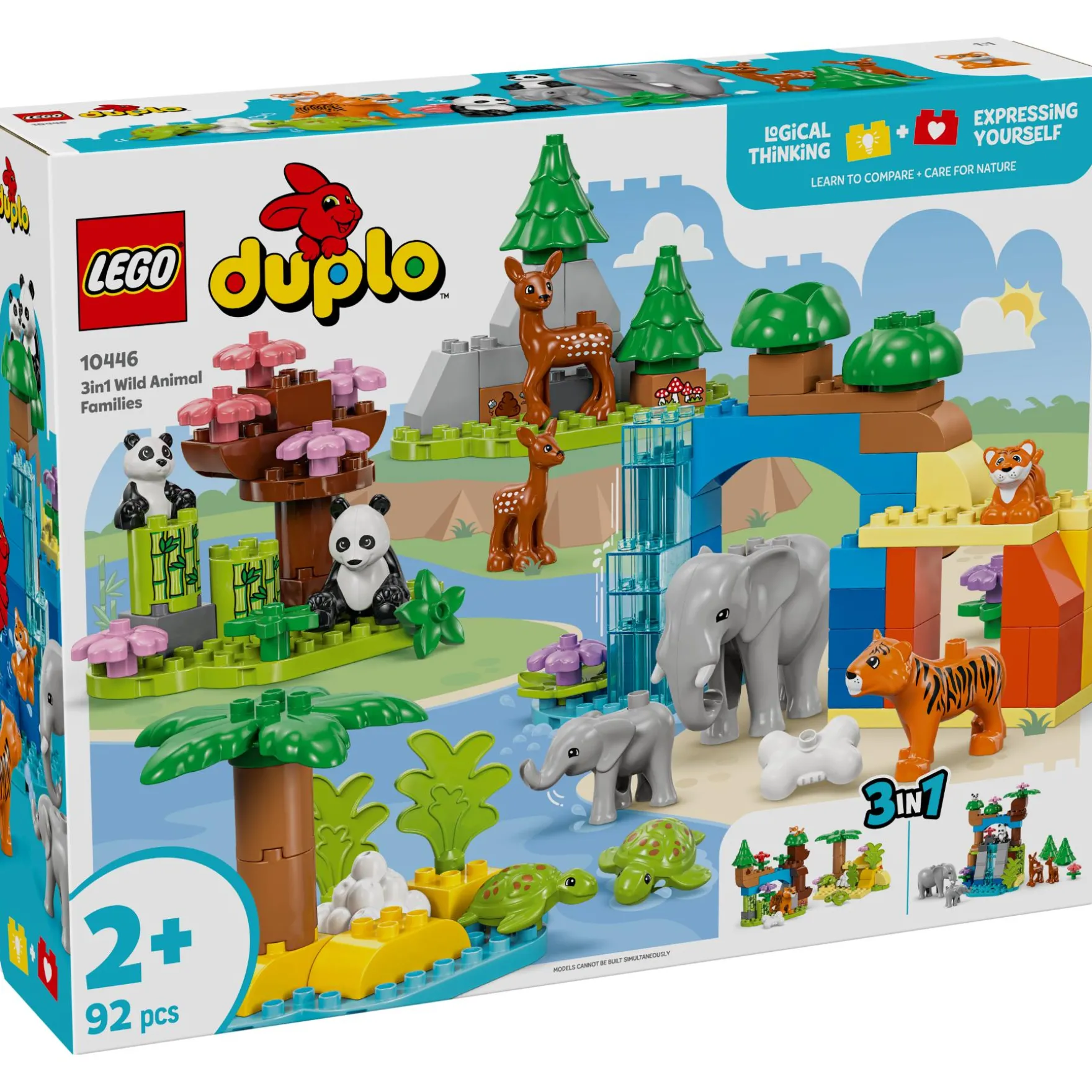 LEGO 10446 DUPLO 3-in-1 families van wilde dieren