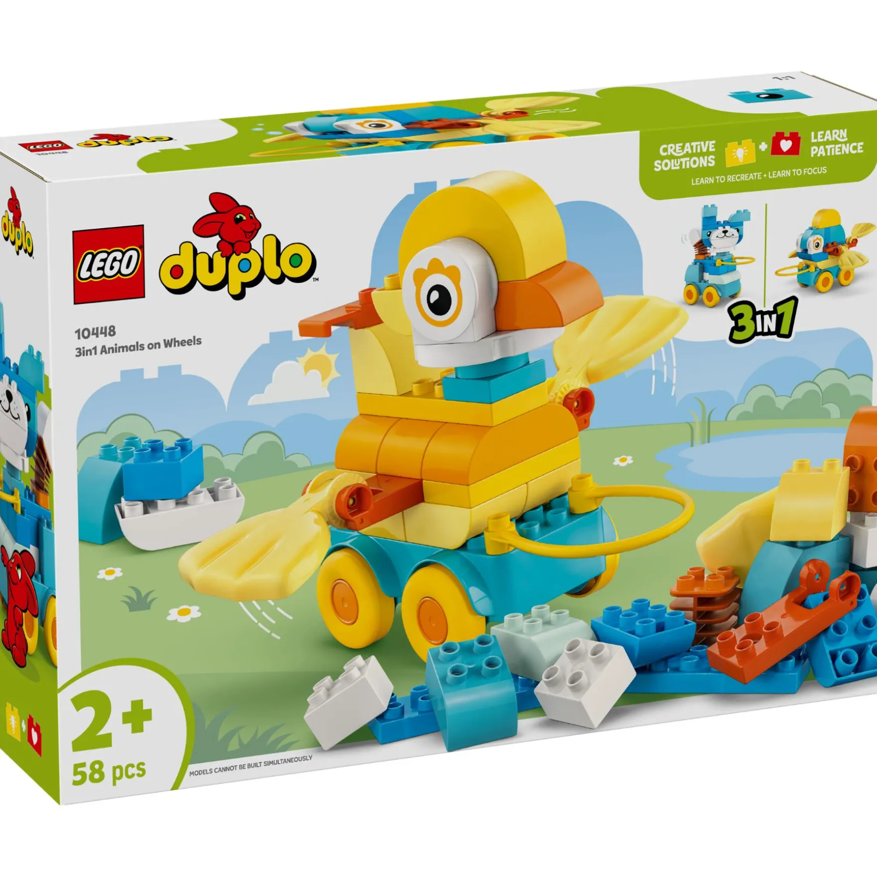 LEGO 10448 DUPLO Town 3-in-1 dieren op wielen