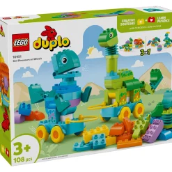 LEGO 10451 DUPLO Town 3-in-1 dinosaurussen op  wielen