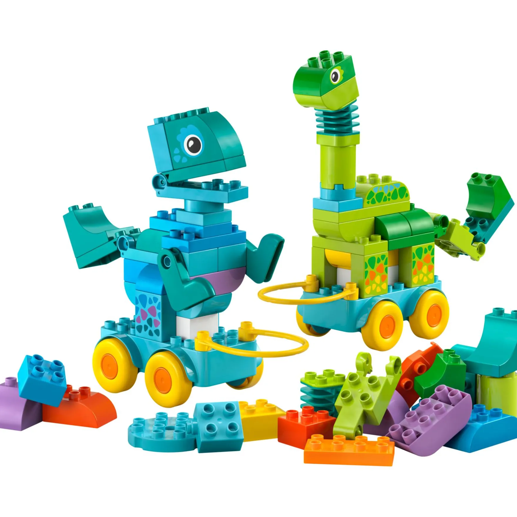 LEGO 10451 DUPLO Town 3-in-1 dinosaurussen op wielen