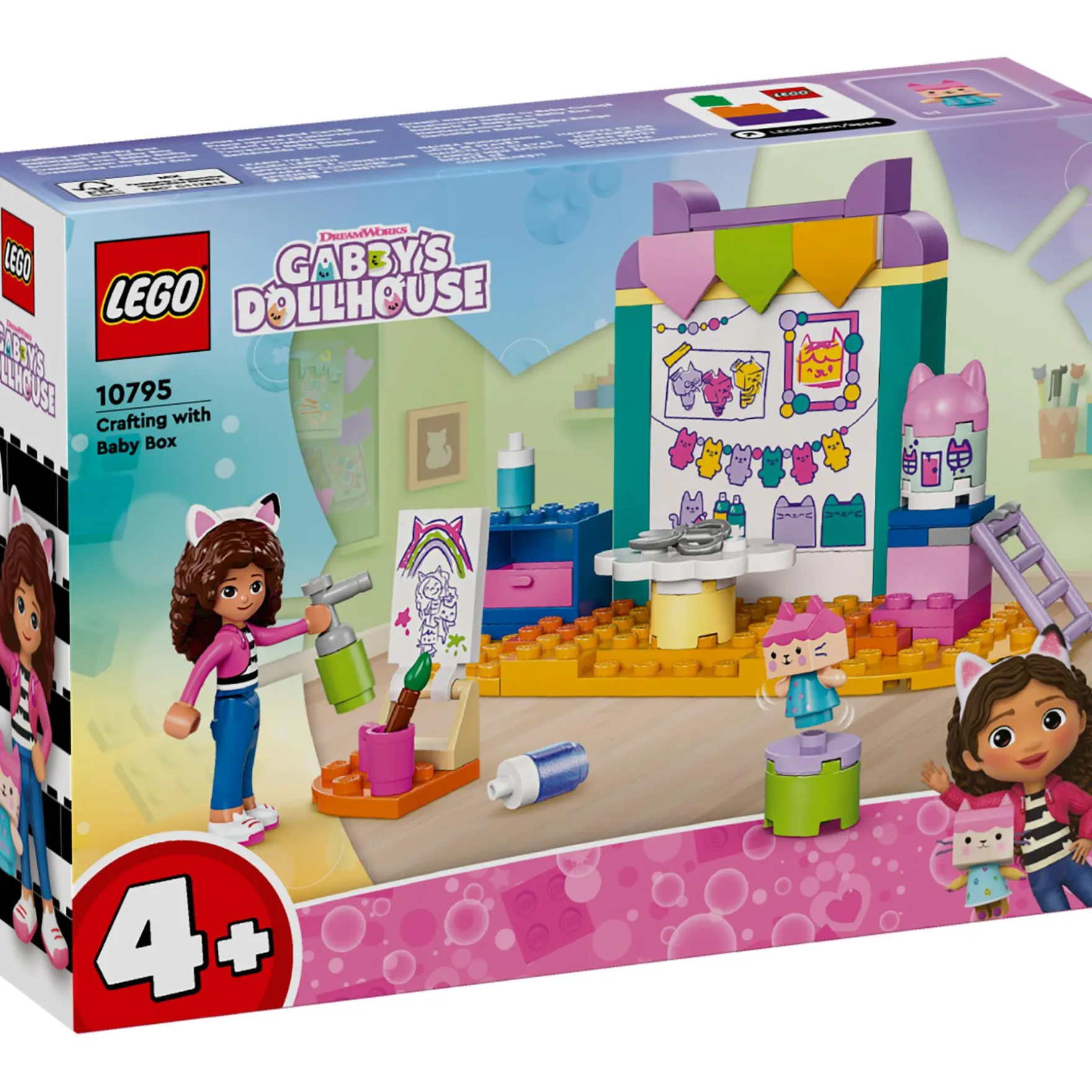 LEGO 10795 Gabby's Dollhouse Knutselen Met Babykitty