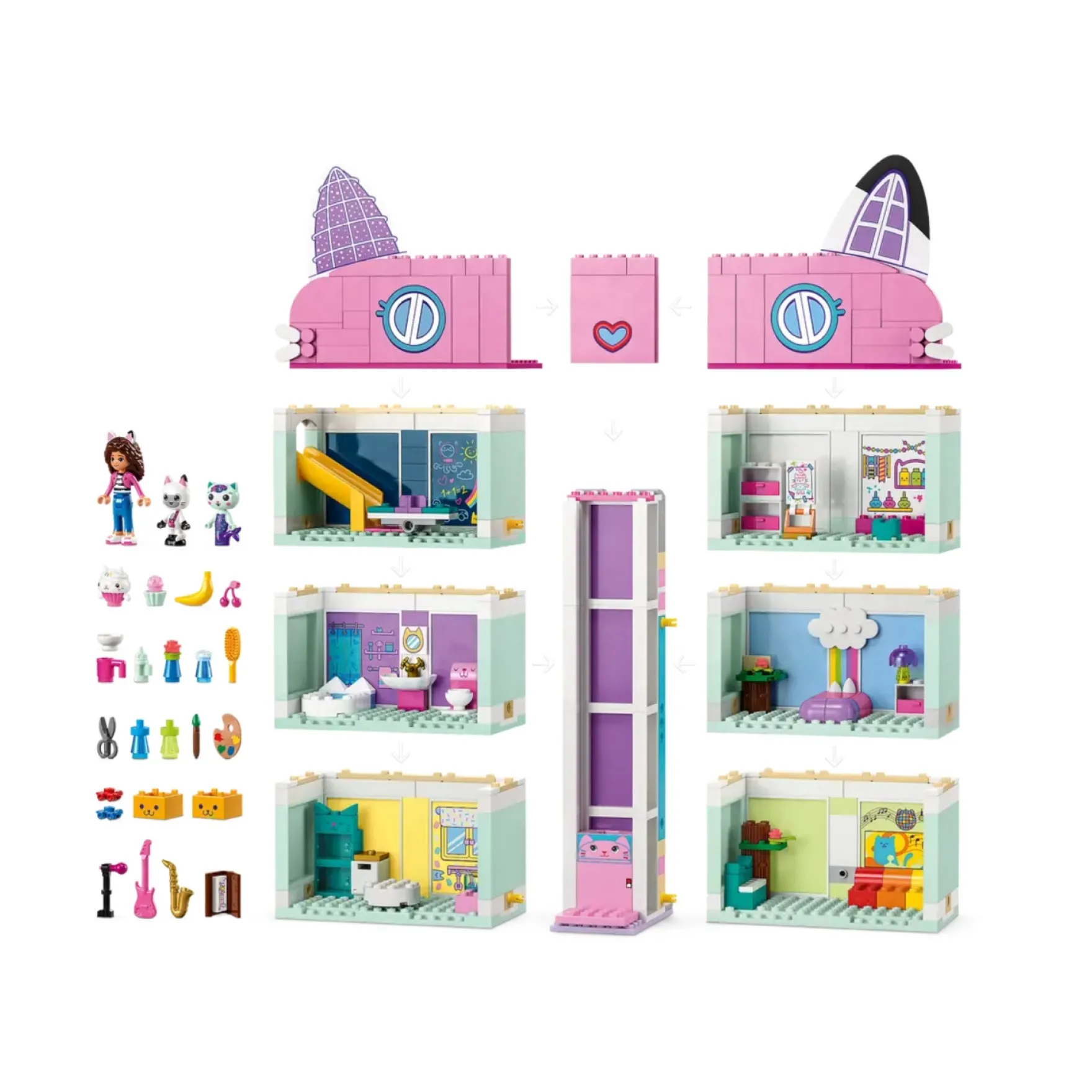 LEGO 10788 Gabby's Dollhouse-Gabby's poppenhuis