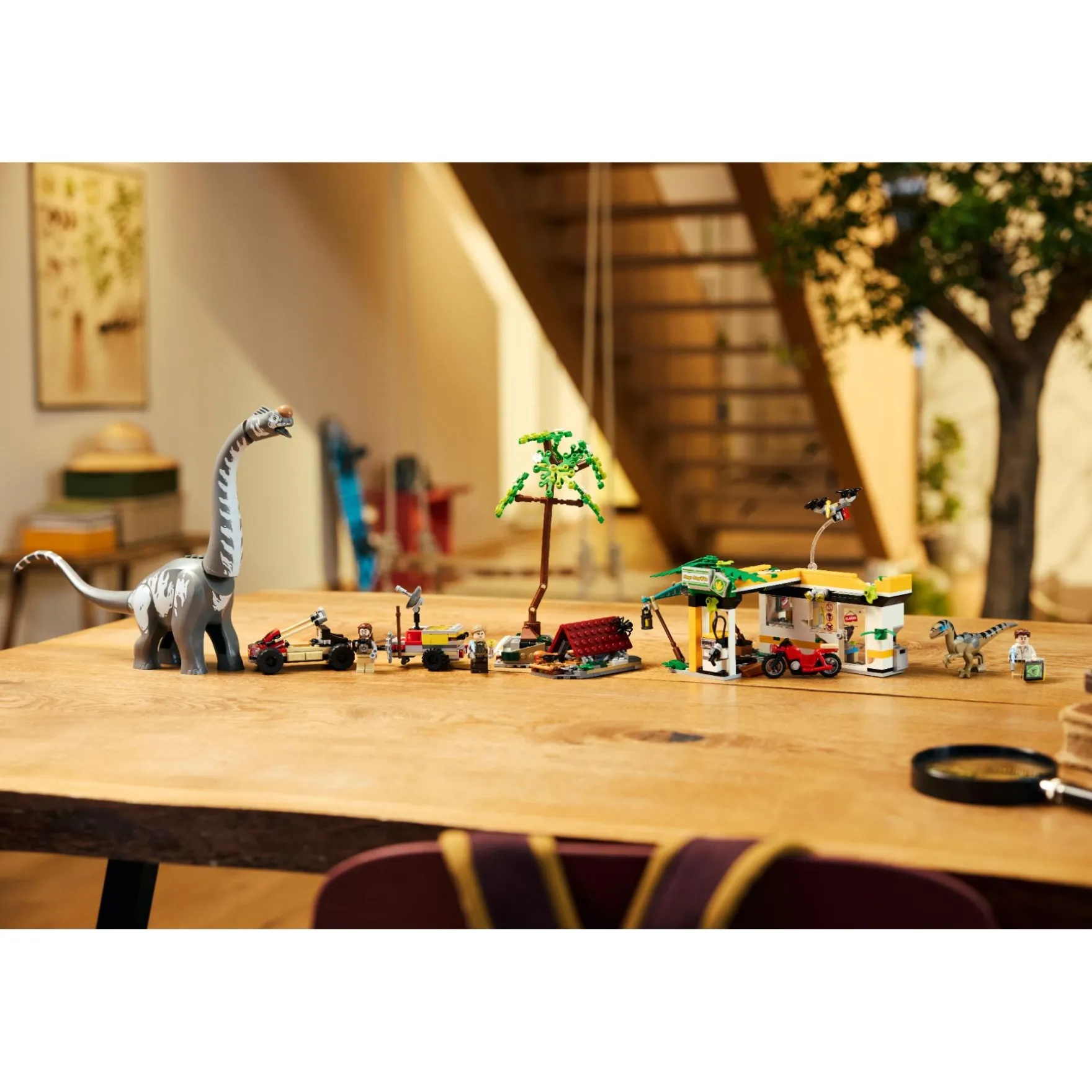 LEGO 76973 Jurassic World Raptor en Titanosaurus opsporingsmissie