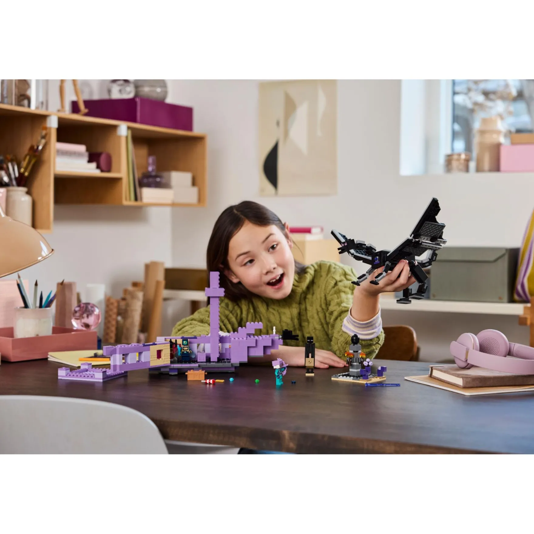 LEGO 21264 Minecraft De Enderdraak En Het End-Schip