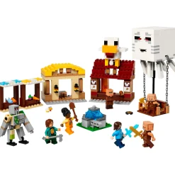 LEGO 21273 Minecraft De Ghast-ballon aanval op het dorp