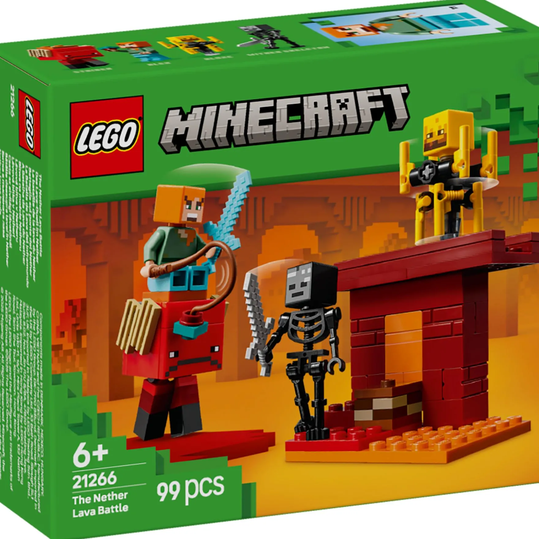 LEGO 21266 Minecraft De lavastrijd in de Nether