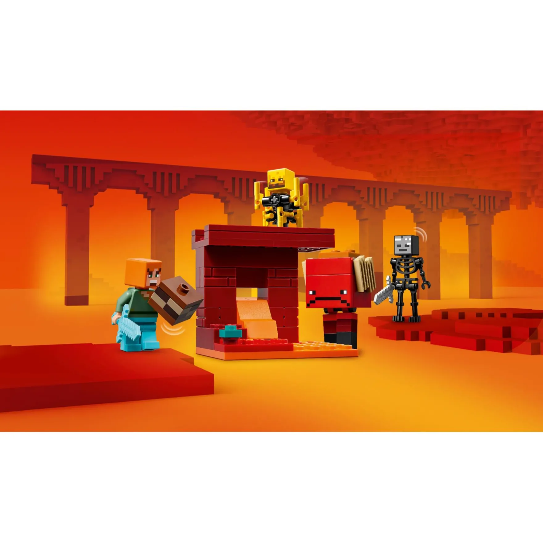 LEGO 21266 Minecraft De lavastrijd in de Nether