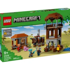 LEGO 21278 Minecraft De Plunderaar Buitenpost En  Verwoester