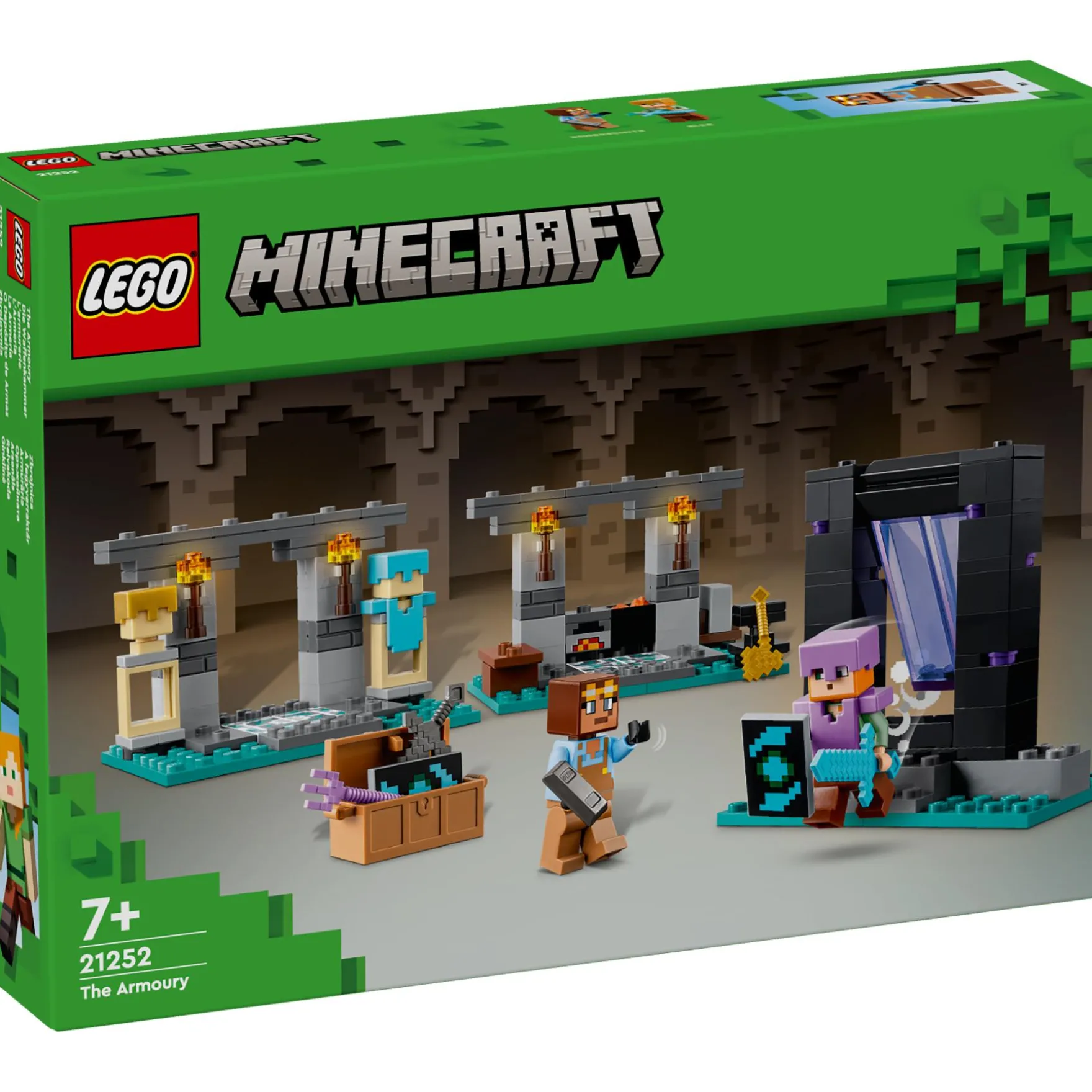 LEGO 21252 Minecraft De Wapensmederij