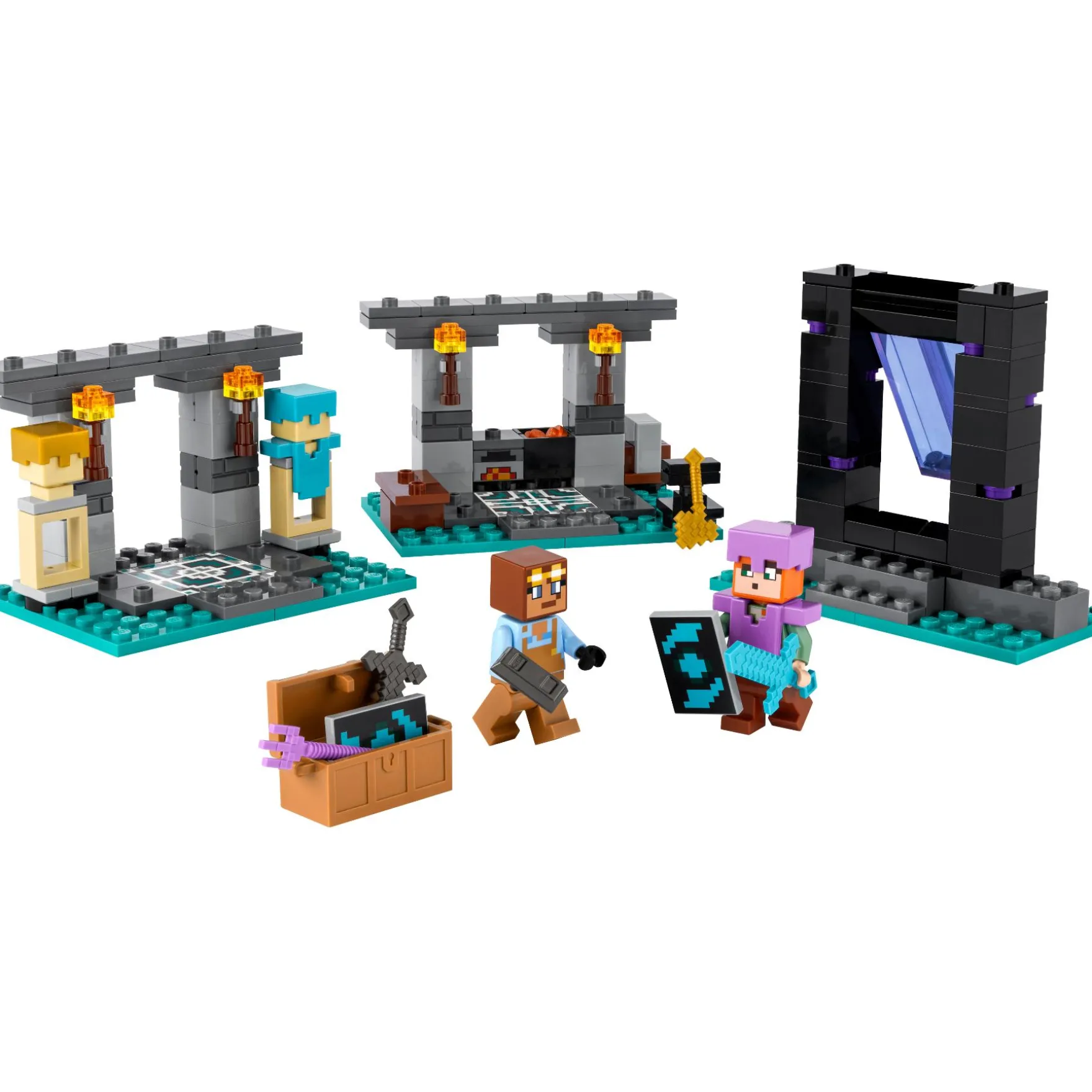 LEGO 21252 Minecraft De Wapensmederij