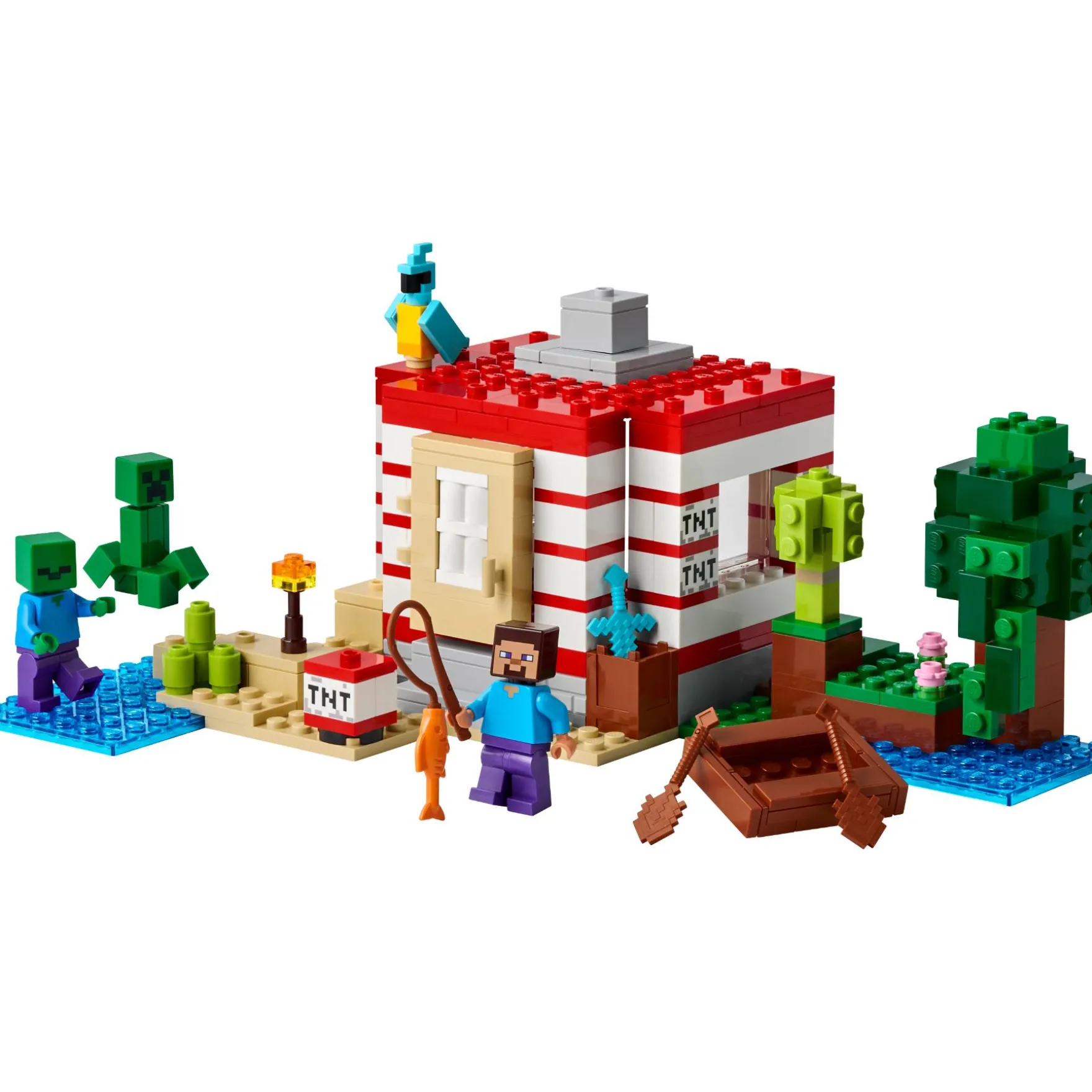 LEGO 21275 Minecraft Het TNT Junglehuis