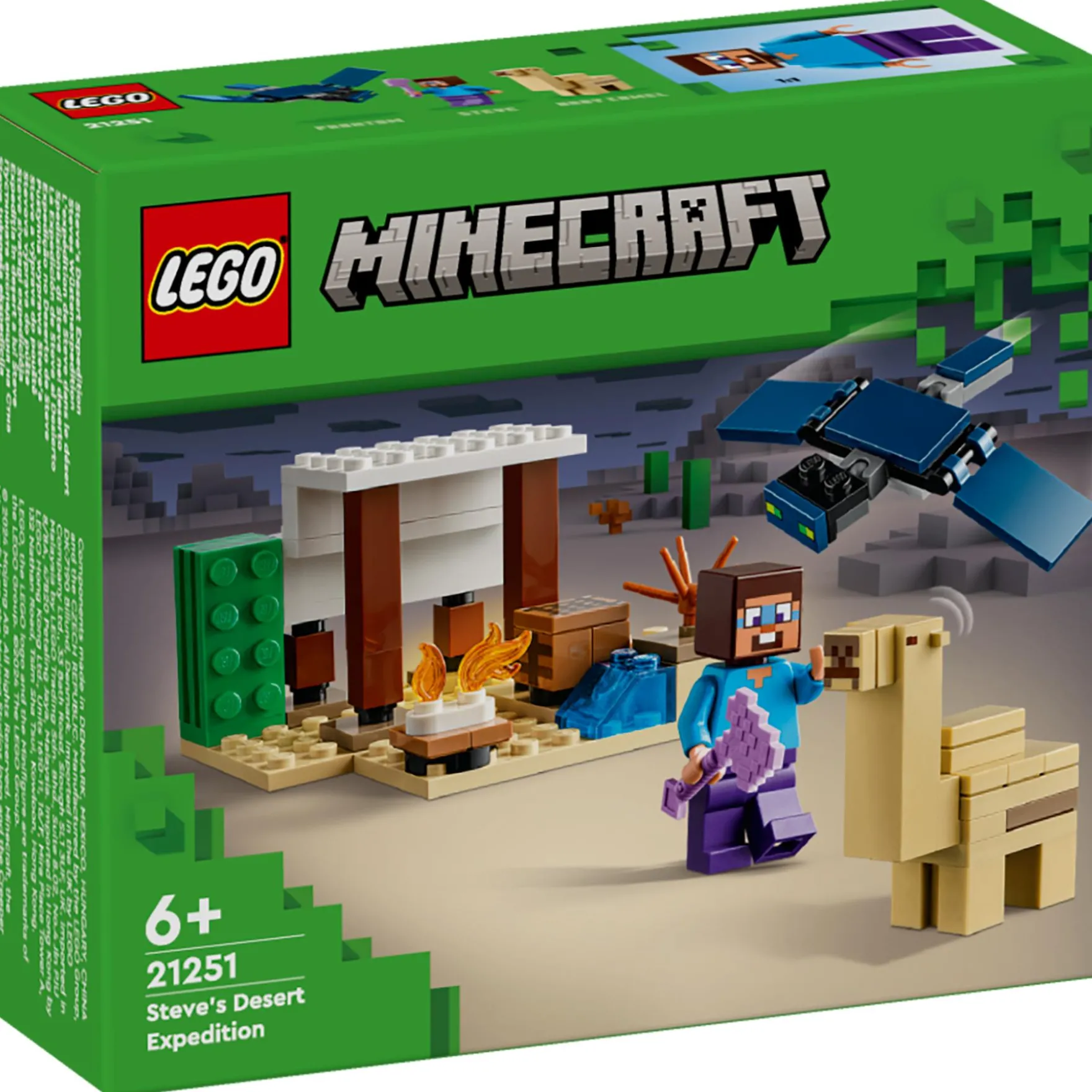 LEGO 21251 Minecraft Steve's Woestijnexpeditie