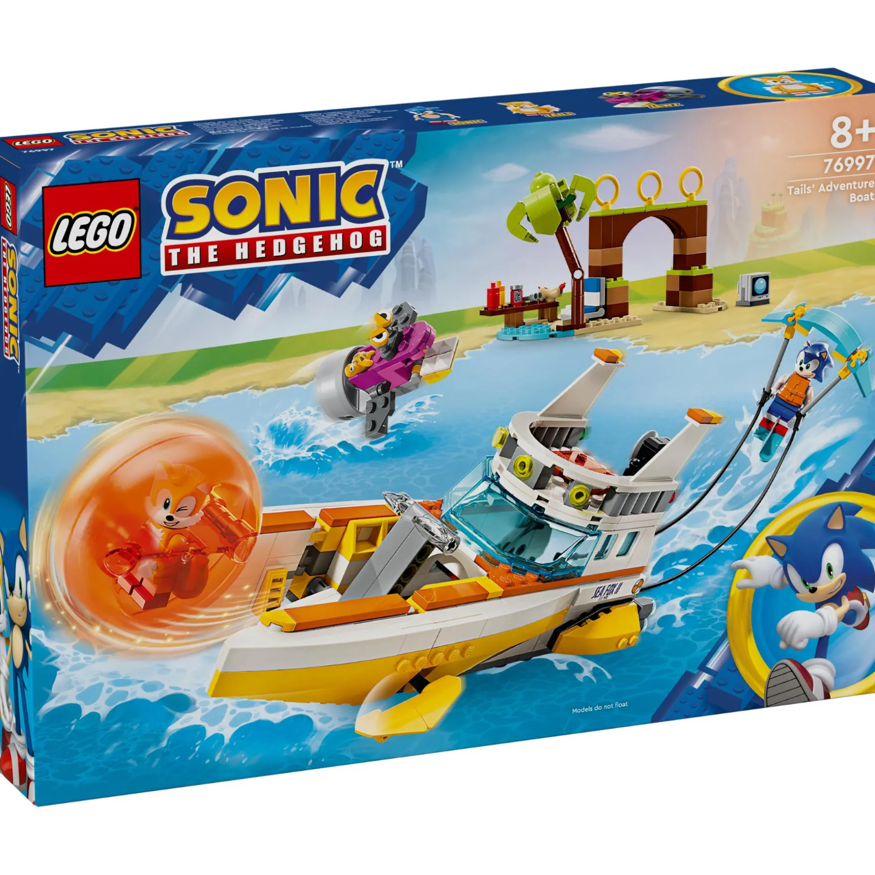 LEGO 76997 Sonic Tails' avonturenboot
