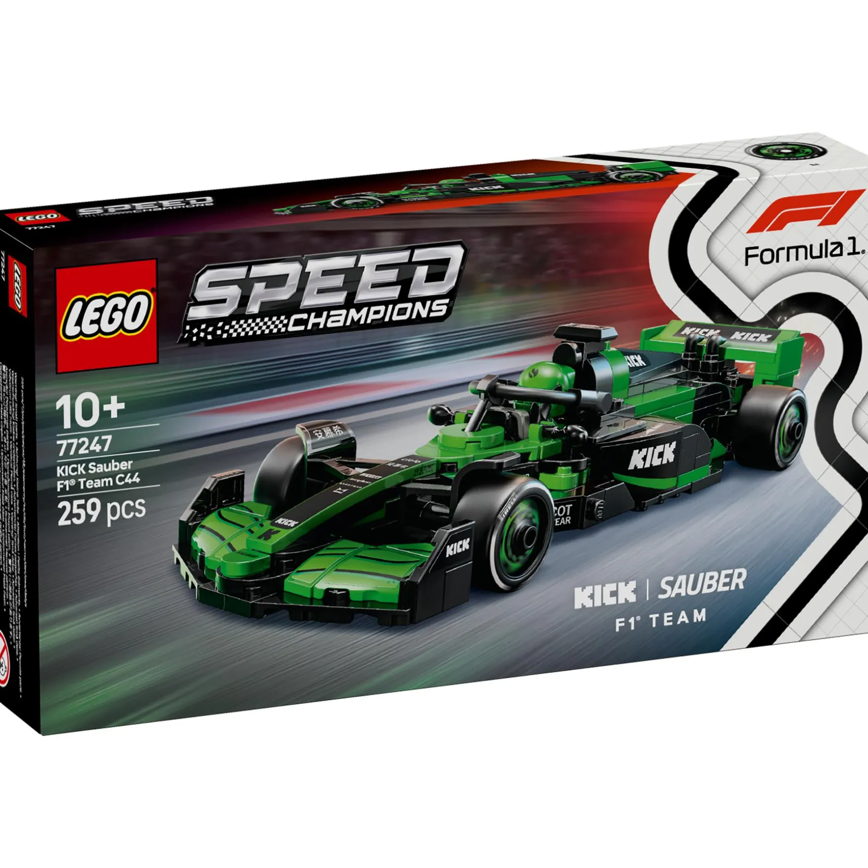 LEGO 77247 Speed Champions KICK Sauber F1® Team C44 racewagen