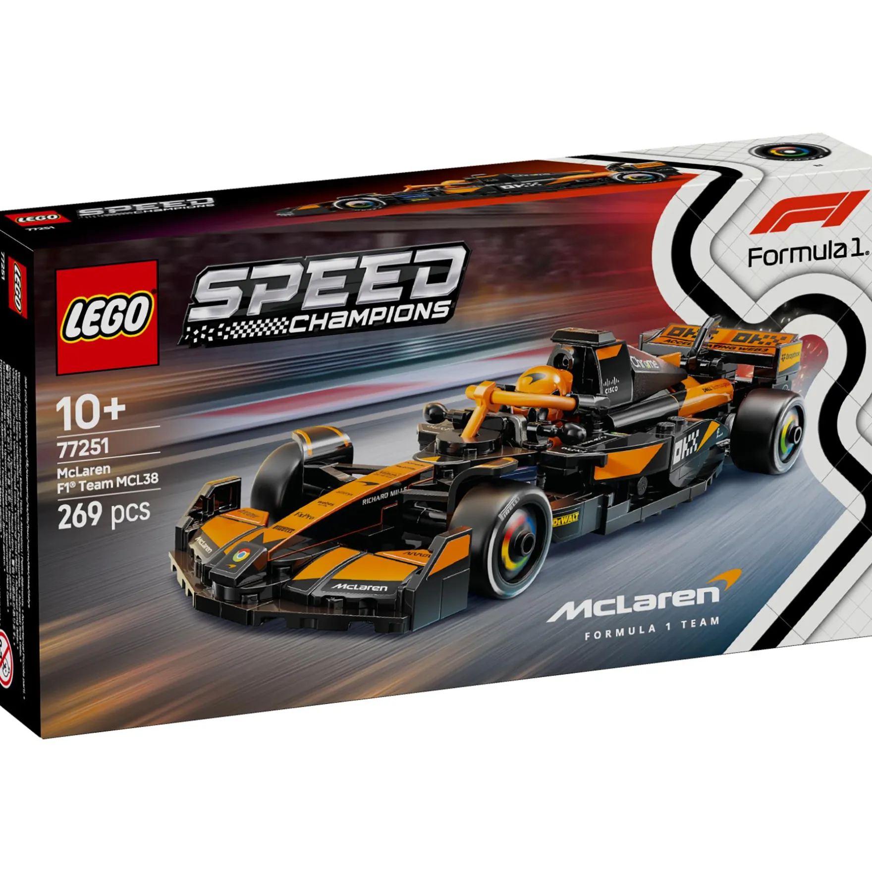 LEGO 77251 Speed Champions McLaren F1® Team MCL38 racewagen