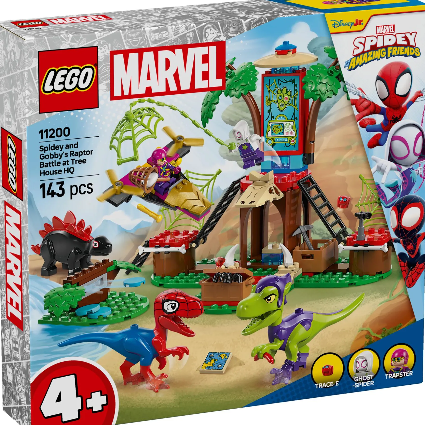 LEGO 11200 Spidey en Gobby's raptorstrijd bij de boomhut