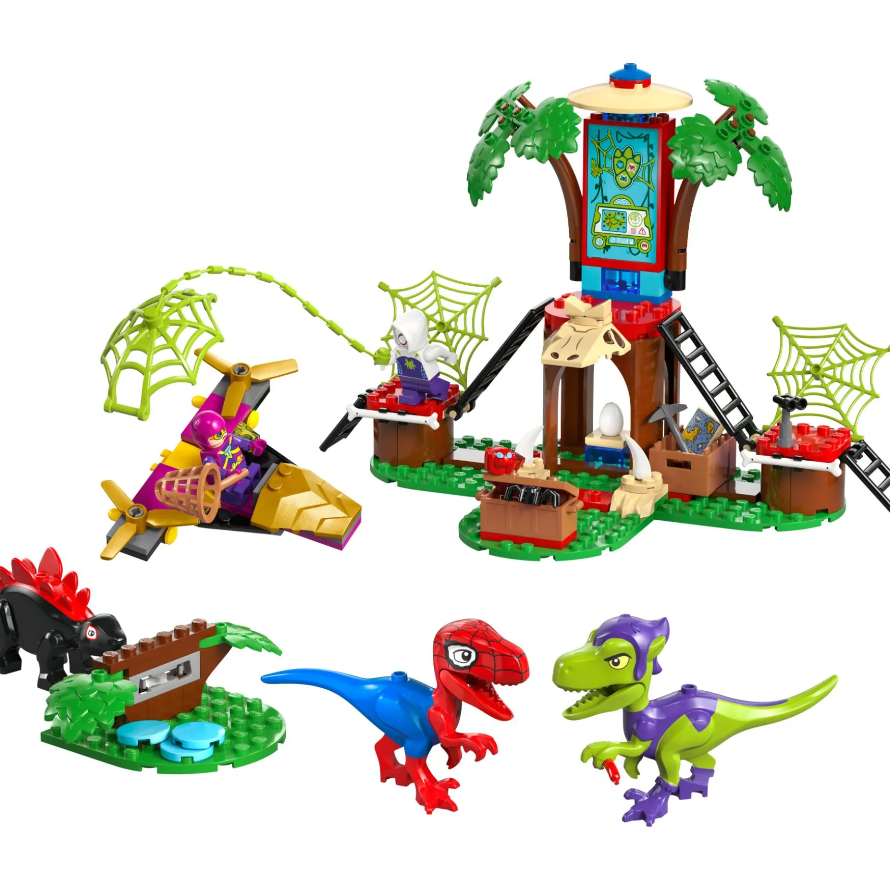 LEGO 11200 Spidey en Gobby's raptorstrijd bij de boomhut