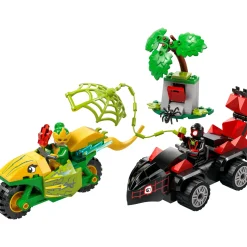 LEGO 11198 Spidey Spin en Electro achtervolging  met dinosaurusvoertuigen