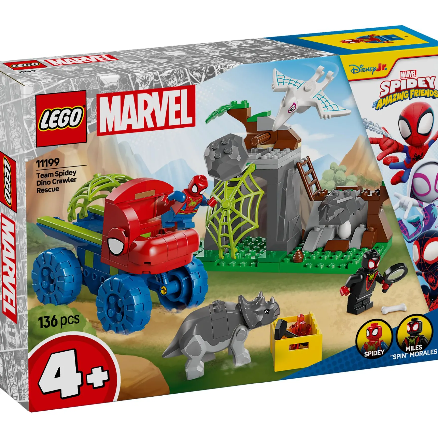LEGO 11199 Spidey Team Spidey reddingsmissie met dinotruck