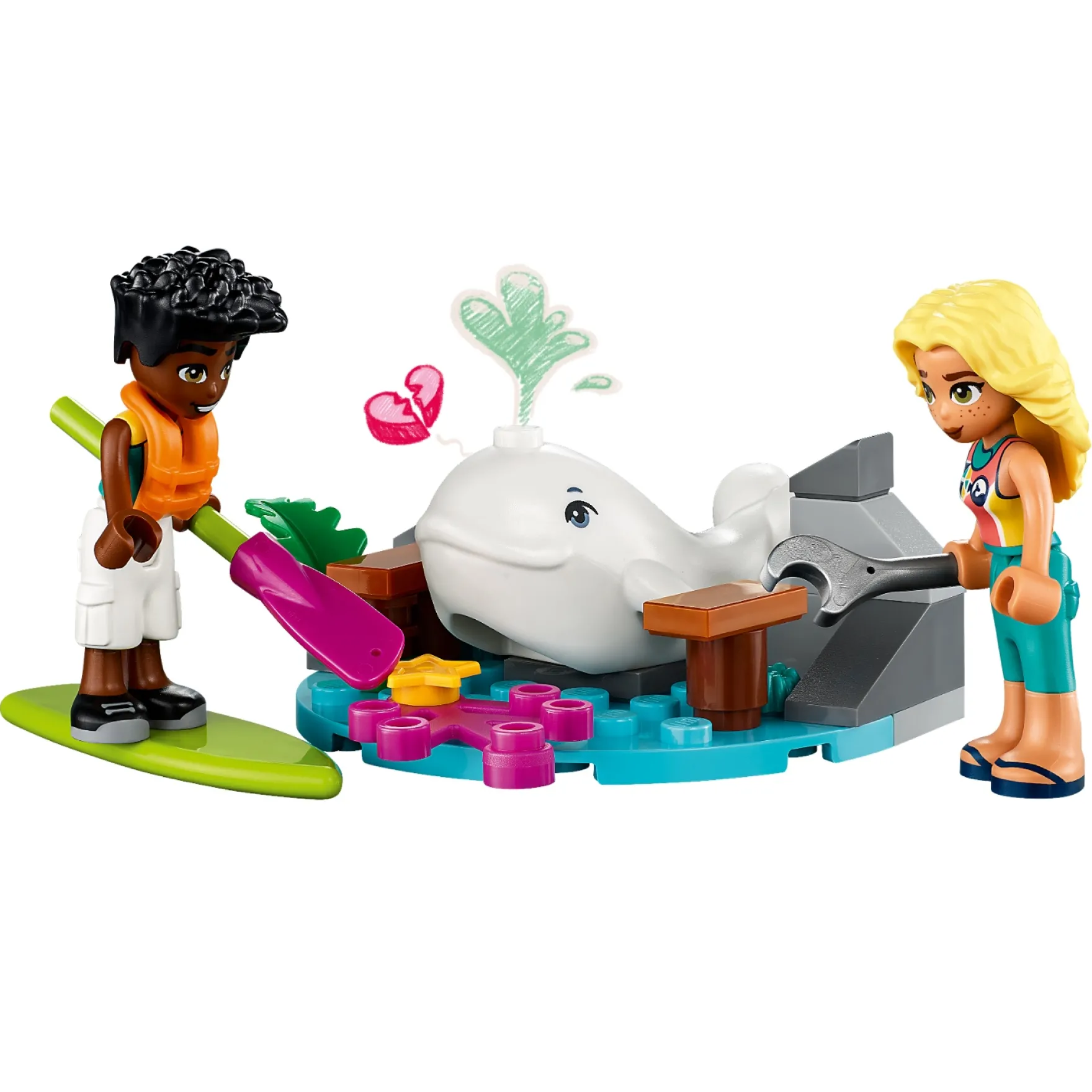 LEGO Friends 41752 Zee Reddingsvliegtuig