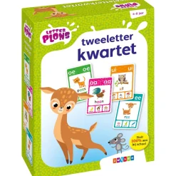 Letterplons tweeletter kwartet