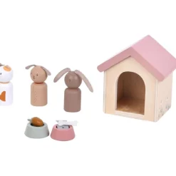 Little Dutch Aanvulset Poppenhuis Huisdieren
