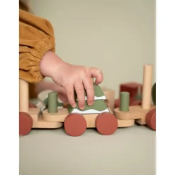 Little Dutch Blokkentrein Kerst Fsc