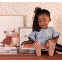 Little Dutch Knuffelvogel 20cm Flowers & Butterfli