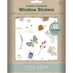 Little Dutch Raamstickers Flowers & Butterflies