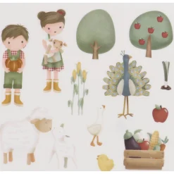 Little Dutch raamstickers boerderij