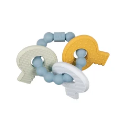 Little Dutch Siliconen Bijtspeeltje Sleutelbos  Blauw