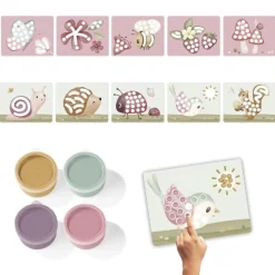 Little Dutch vingerverf Fairy Garden roze  14-delig