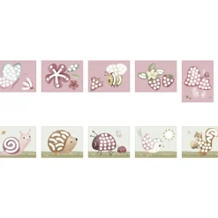 Little Dutch vingerverf Fairy Garden roze  14-delig