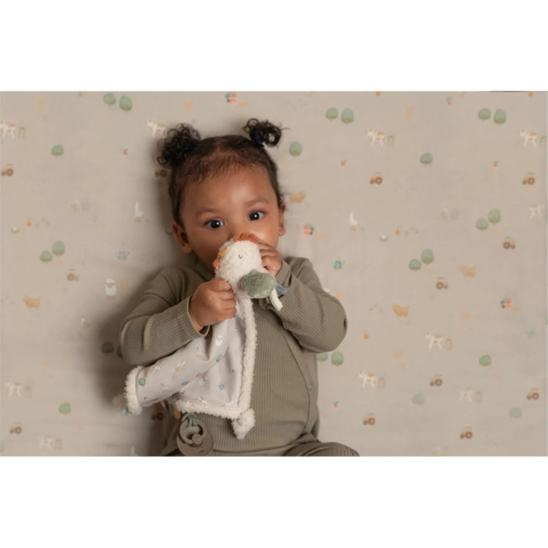 Little Farm Knuffeldoekje Kip