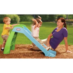 Little Tikes first slide green