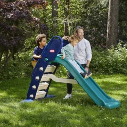 Little Tikes Glijbaan Giant Slide Groen met Blauw