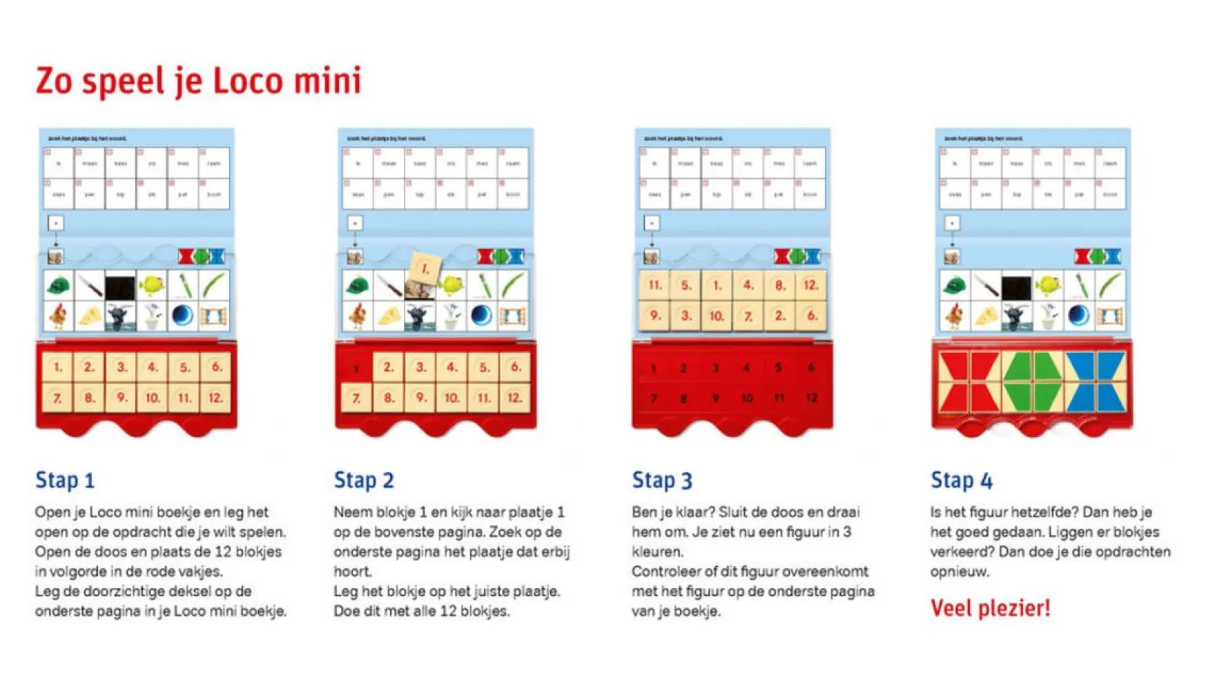 Loco Mini Veilig Leren Lezen Kern 1-6 Starterset