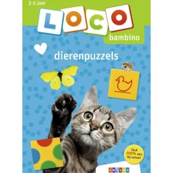 Loco Oefenboekje Bambino Dierenpuzzels