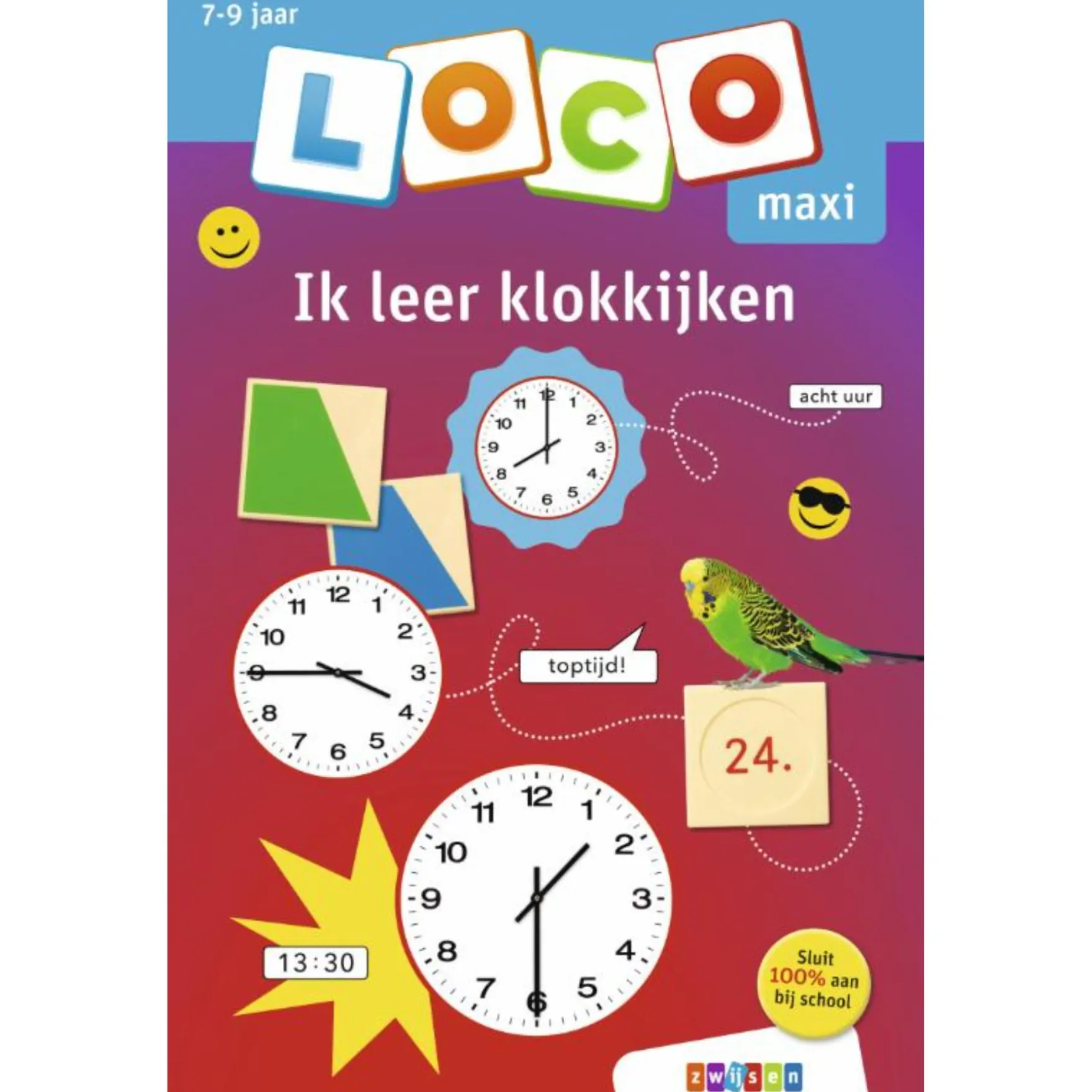 Loco Oefenboekje Maxi Klokkijken