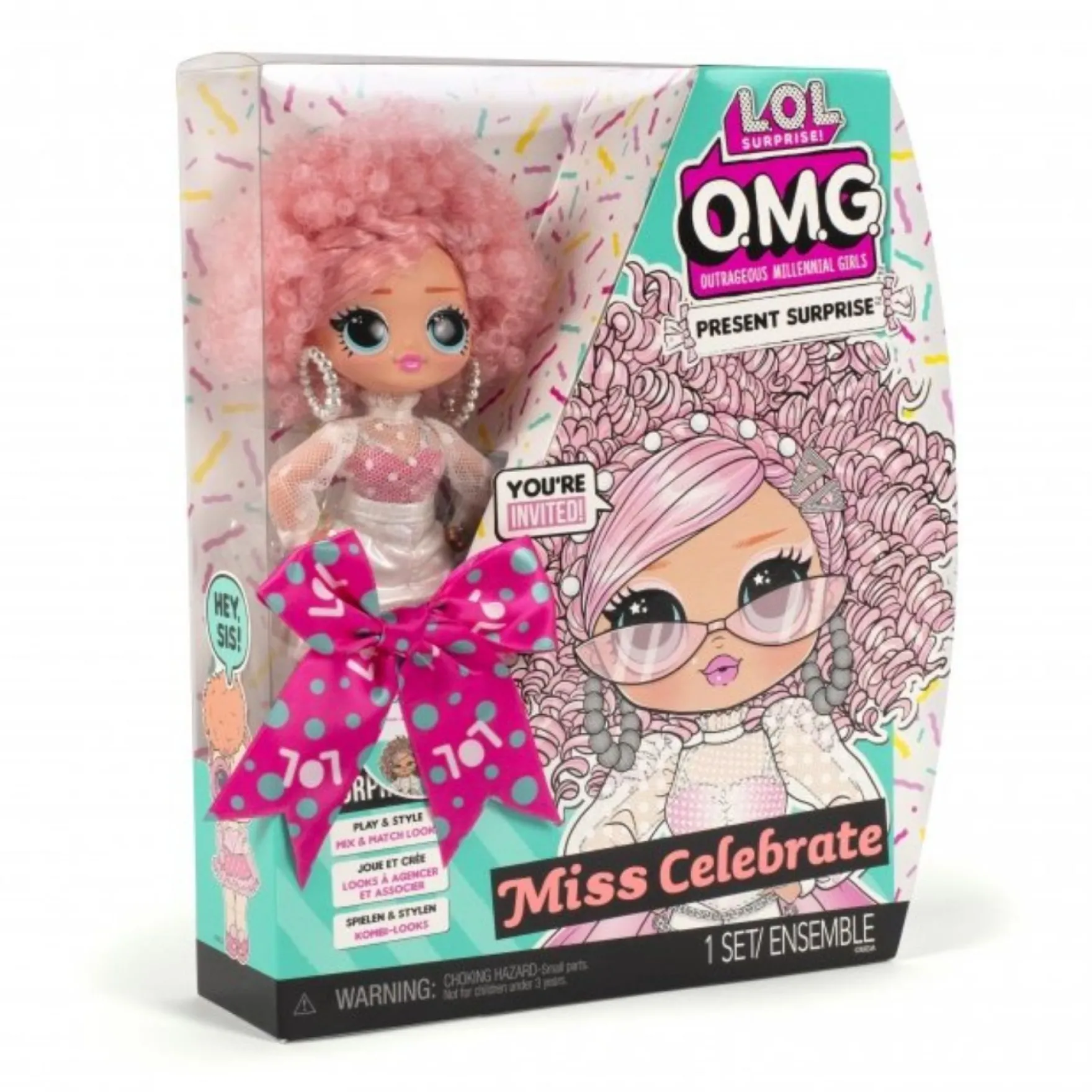 L.O.L. Surprise OMG Birthday Doll- Miss Celebrate