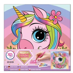 Maak Je Eigen Diamond Painting Canvas  20x20 cm 2 assorti