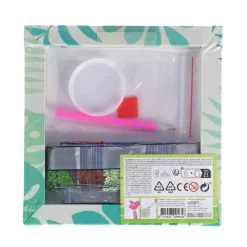 Maak Je Eigen Diamond Painting Canvas  20x20 cm 2 assorti