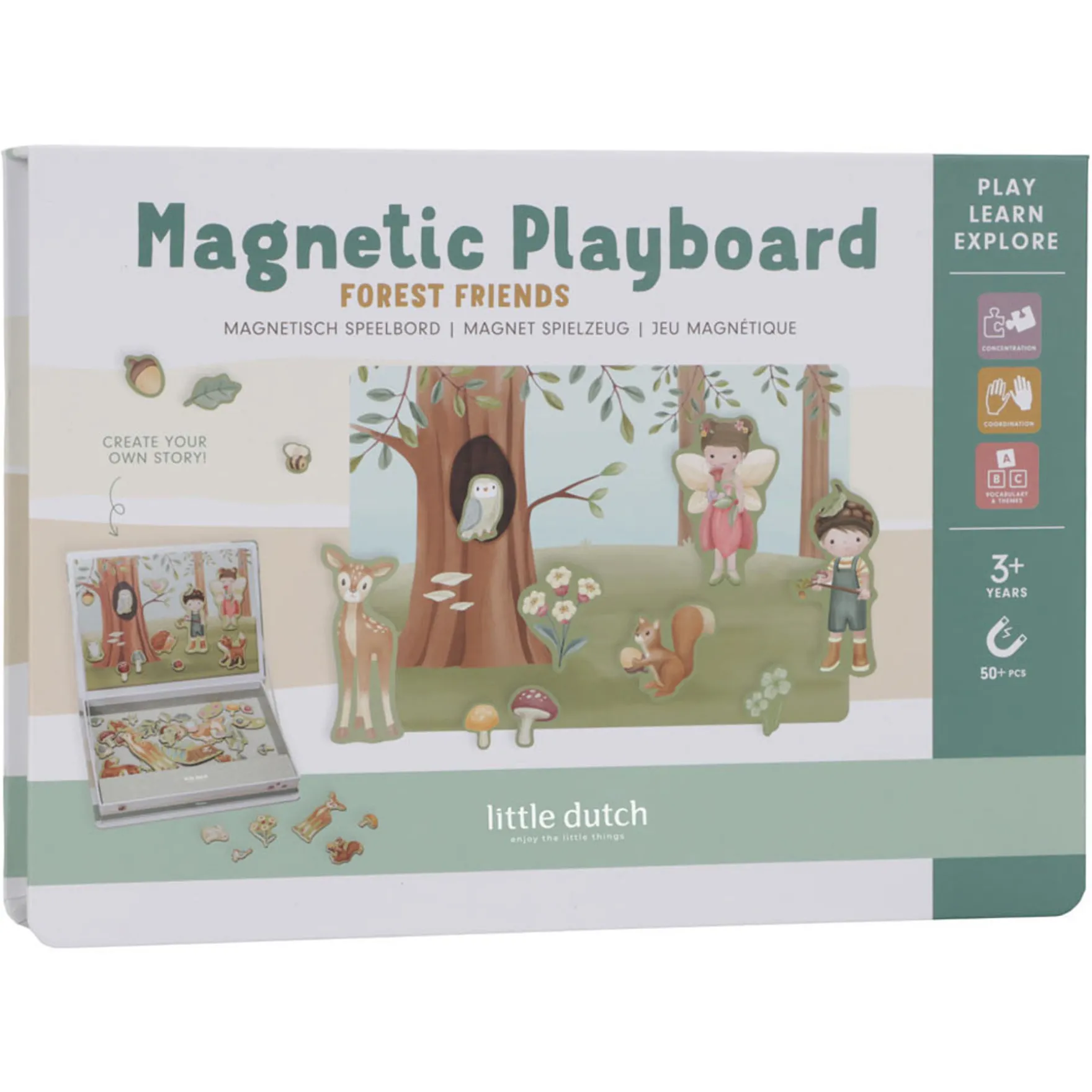 Magnetisch Speelbord Forest Friends