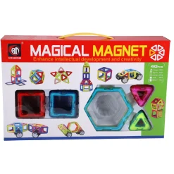 Magnetische tegels diverse vormen 40 delig 5,5 Cm