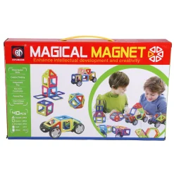 Magnetische tegels diverse vormen 40 delig 5,5 Cm