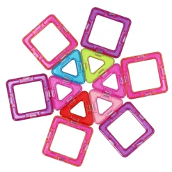 Magnetische tegels diverse vormen 20 delig 6,5 Cm
