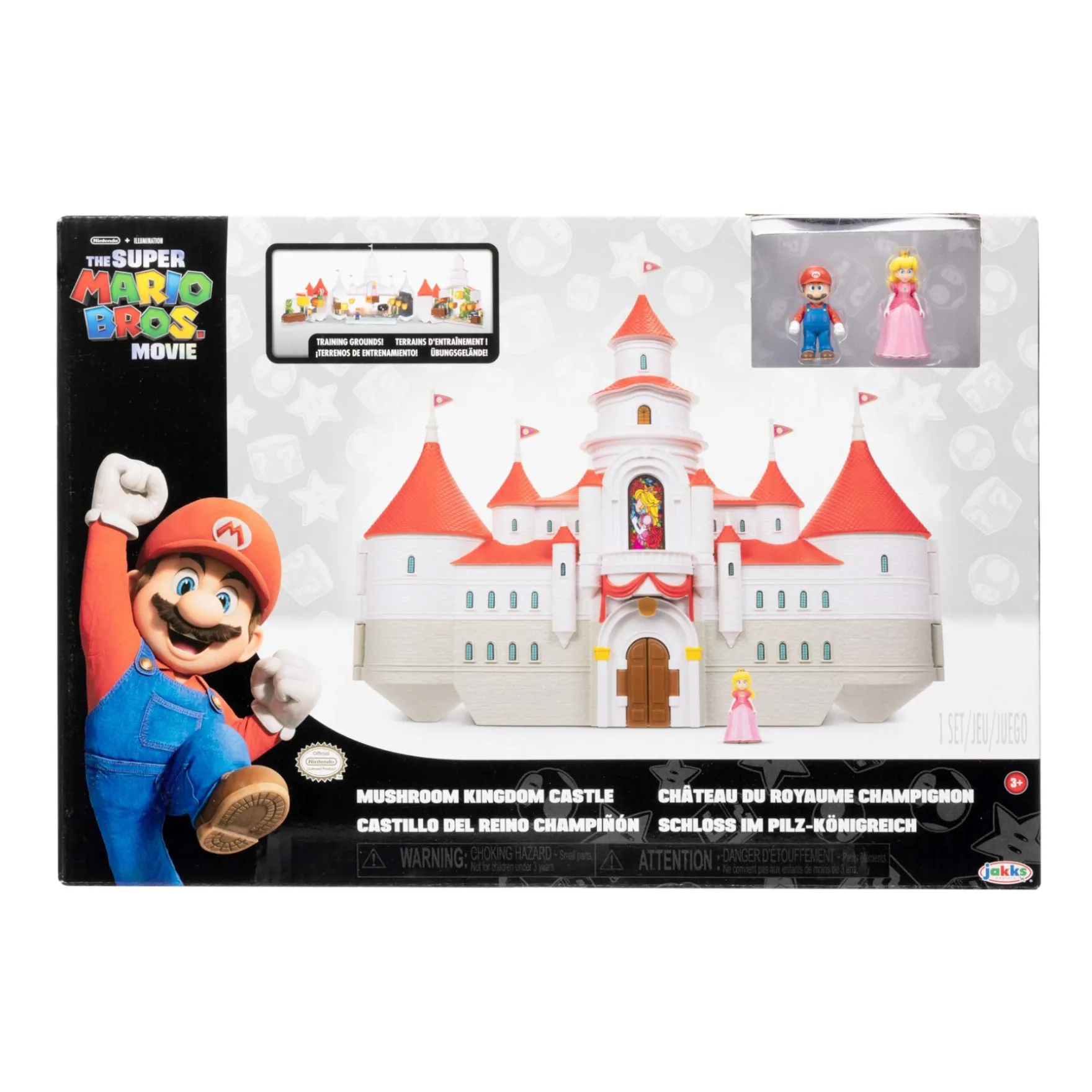 Mario Peach kasteel set inclusief Mini Mario en Peach figuur