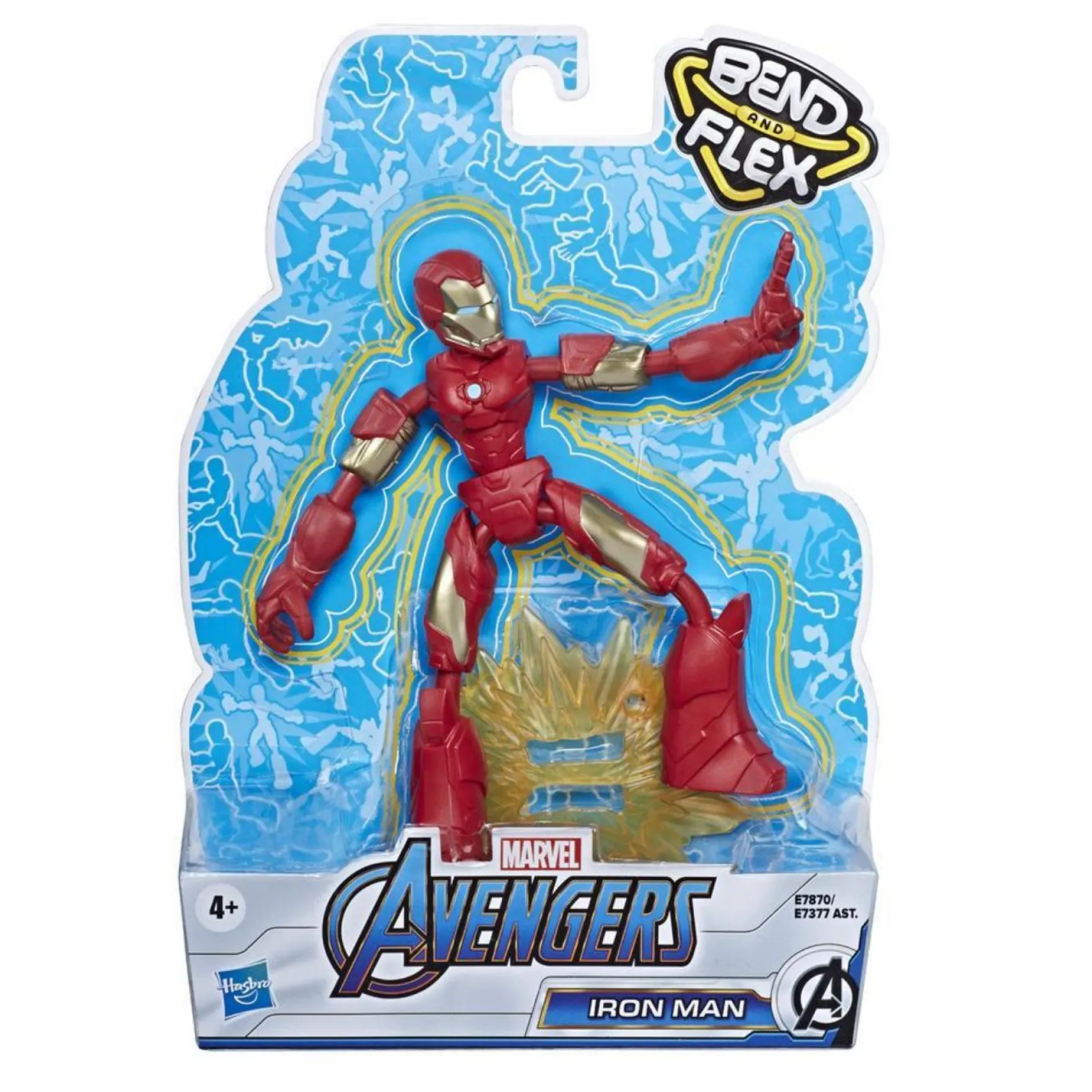 Marvel Avengers Bend 'n Flex Figuur Iron Man