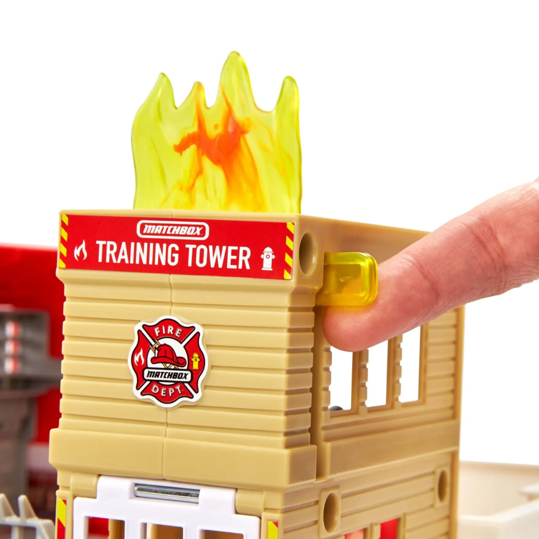 Matchbox Action Drivers Fire Station Rescue Playset O/S (Sounds Only)