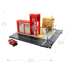 Matchbox Action Drivers Fire Station Rescue Playset O/S (Sounds Only)
